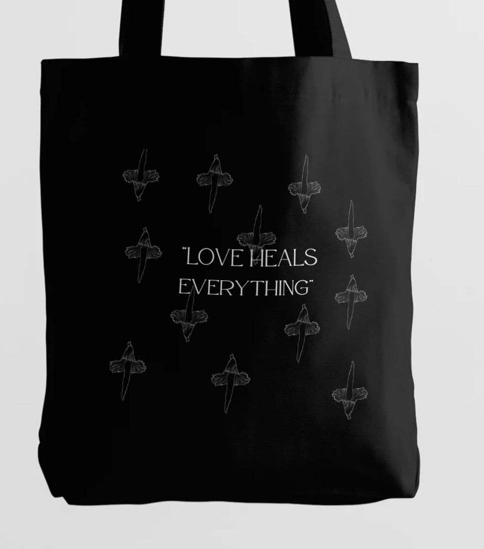 "Love Heals Everything" Tote